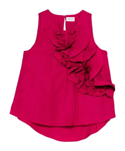 P.a.r.o.s.h Pimpy Blouse In Red