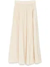 P.a.r.o.s.h Parosh Tafetta Maxi Skirt In Neutrals