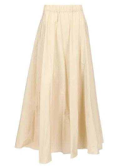 P.a.r.o.s.h Pimpy Skirts Beige In Neutral