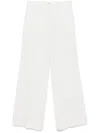 P.a.r.o.s.h Parosh Luxurious Lana Blend Trousers In White