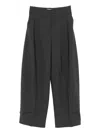 P.a.r.o.s.h Pleated Button-fastening Trousers In Gray
