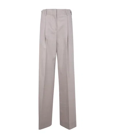 P.a.r.o.s.h Parosh Wide Leg Troseurs In White