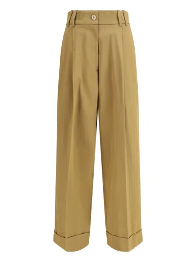 P.A.R.O.S.H PLEATED CUFFED PANTS