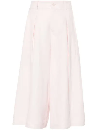 P.a.r.o.s.h Pleated Knee-length Shorts In Pink