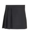 P.a.r.o.s.h Pleated Skirt In Black