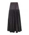 P.a.r.o.s.h Pleated Skirt In Blue