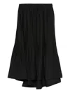 P.a.r.o.s.h Pleated Skirt In Black