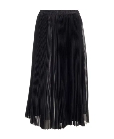 P.a.r.o.s.h Pleated Skirt In Black