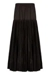 P.a.r.o.s.h P. A.r. O.s. H. Pleated Skirt In Brown