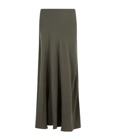 P.a.r.o.s.h Pleated Skirt In Gray