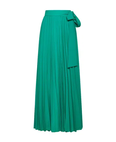 P.a.r.o.s.h Pleated Skirt In Green
