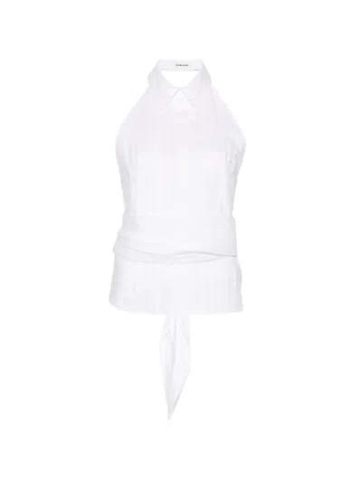 P.a.r.o.s.h Pleated Top In White
