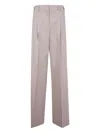 P.a.r.o.s.h Parosh Wide Leg Troseurs In Neutral