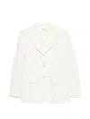 P.a.r.o.s.h Parosh Single-breasted Blazer Jacket In Neutral