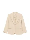 P.a.r.o.s.h Pocket Single-breasted Jacket In Neutral