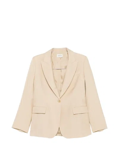 P.a.r.o.s.h Pocket Single-breasted Jacket In Neutral
