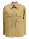 P.a.r.o.s.h P. A.r. O.s. H. Maxi Pockets Shirt In Yellow