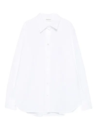 P.a.r.o.s.h Point-collar Cotton Shirt In White