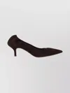 P.a.r.o.s.h Pointed Toe Kitten Heel Pumps In Multi