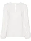 P.a.r.o.s.h Poker Blouse In Neutrals