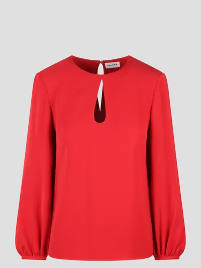 P.a.r.o.s.h Poker Blouse Shirts Red