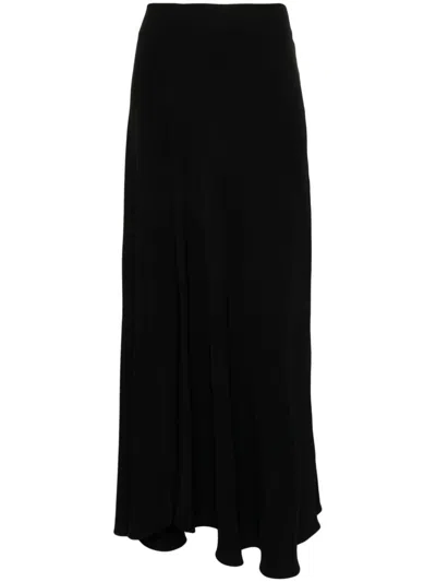 P.a.r.o.s.h Poker Maxi Skirt In Black