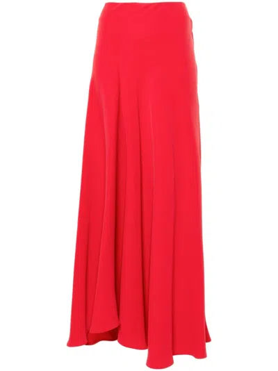 P.a.r.o.s.h Poker Maxi Skirt In Red