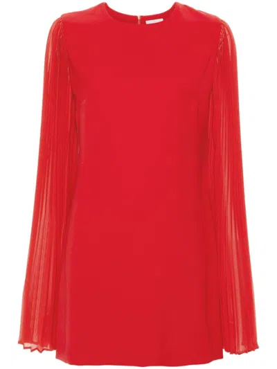 P.a.r.o.s.h Poker Mini Dress In Red