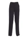 P.a.r.o.s.h Parosh Slim-fit Trousers In Black