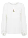 P.a.r.o.s.h Poker Blouse In Cream