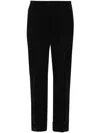 P.a.r.o.s.h Pleat-detail Trousers In Black