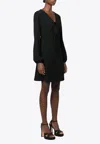 P.a.r.o.s.h P. A.r. O.s. H. Woman Mini Dress Black Size M Polyester In Black