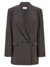 P.a.r.o.s.h Poker24 Blazer In Gray