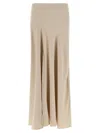 P.a.r.o.s.h Poker25 Skirts Beige In Gold
