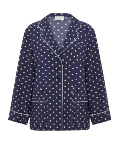 P.a.r.o.s.h Polka-dot Shirt In Blue