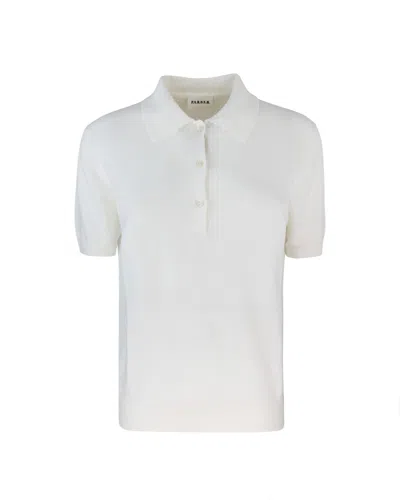 P.a.r.o.s.h Polo In Maglia Bianca In White