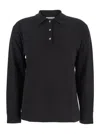P.a.r.o.s.h Polo Neck With Buttons Knit In Gray