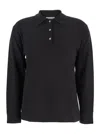 P.a.r.o.s.h Polo Neck With Buttons Knit In Gray