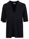 P.a.r.o.s.h Maglia In Jersey In Black