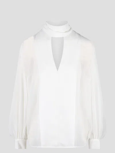 P.a.r.o.s.h Polodori24 Blouse In White