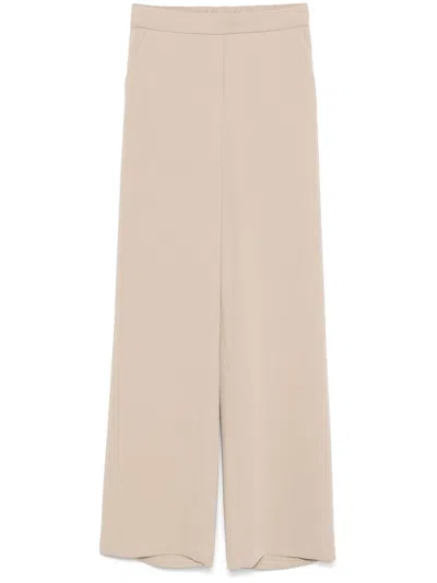 P.a.r.o.s.h Parosh Polyester Trousers With Sleek Design In Neutral