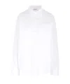 P.a.r.o.s.h Poplin Classic-collar Shirt In White