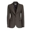 P.a.r.o.s.h Powo Single-breasted Blazer In Brown