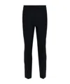 P.a.r.o.s.h Parosh Lille Wool Blue Trousers In Black