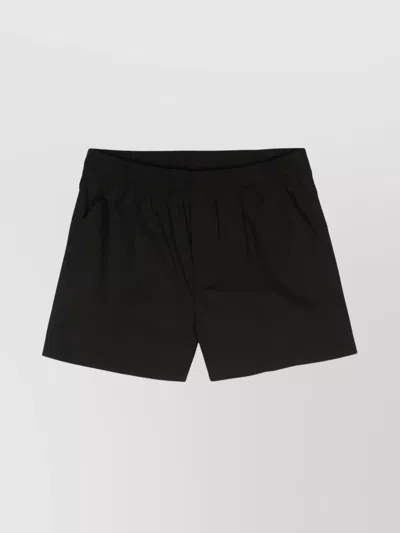 P.A.R.O.S.H PRESSED CREASE POPLIN SHORTS POCKETS