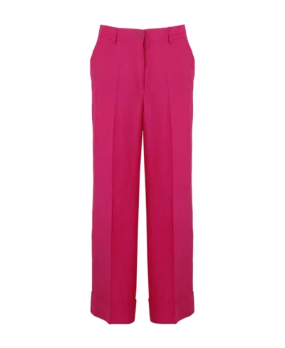 P.a.r.o.s.h Pressed-crease Straight-leg Trousers In Pink
