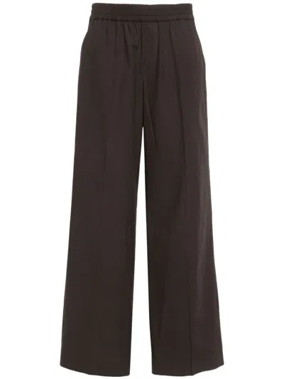 P.a.r.o.s.h Pressed-crease Straight Trousers In Testa Di Moro