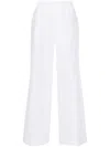 P.a.r.o.s.h Broderie-anglaise Straight-leg Trousers In Testa Di Moro