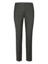 P.a.r.o.s.h Pressed-crease Trousers In Black