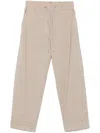 P.a.r.o.s.h Pressed-crease Trousers In Neutrals